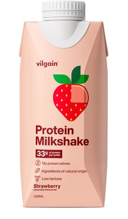 Proteínový Milkshake Jahoda 330ml VILGAIN