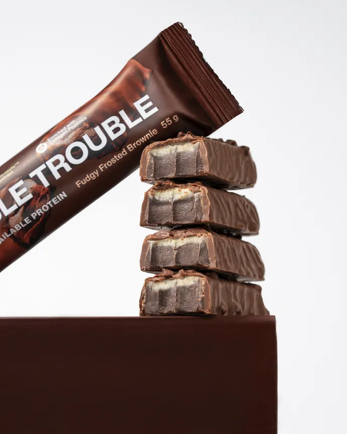 Double Trouble Proteínová Tyčinka- Dvojitá Čokoláda 55g Vilgain