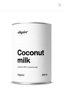 BIO Kokosové Mlieko VILGAIN 400ml
