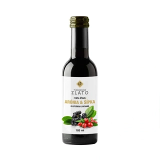 100% BIO Šťava Arónia & Šípka 185ml