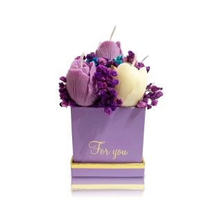 Darčekový BOX s Tulipánmi - Naša Tvorba